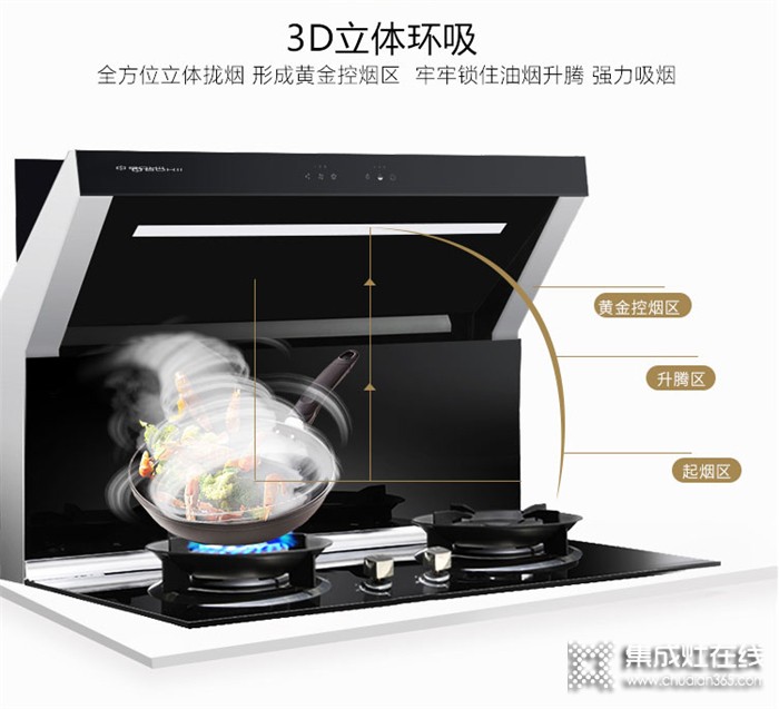 博凈分體式集成灶，降低廚房溫度，增加下廚風(fēng)度